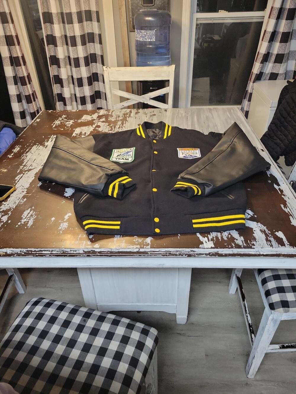 Roots Canada Calgary 1988 Jamaica Bobsleigh Team Varsity Jacket 3XL Remake